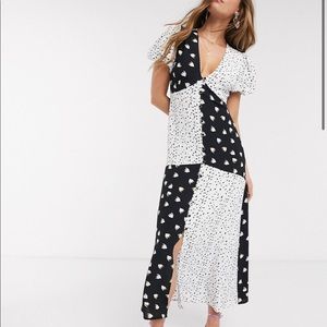 RAHI Confetti Patchwork Midi Dress